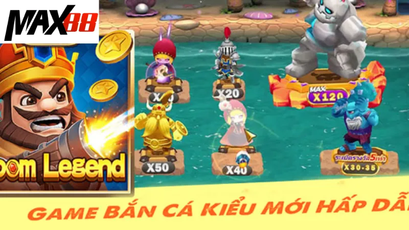 Luật chơi cơ bản trong bắn cá Boom Legend Max88