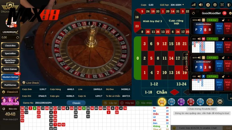 Roulette Live Max88 - Mở Khóa Những Bí Mật Để Thành Công 2 Chiến lược cá cược hiệu quả cho Roulette Live Max88